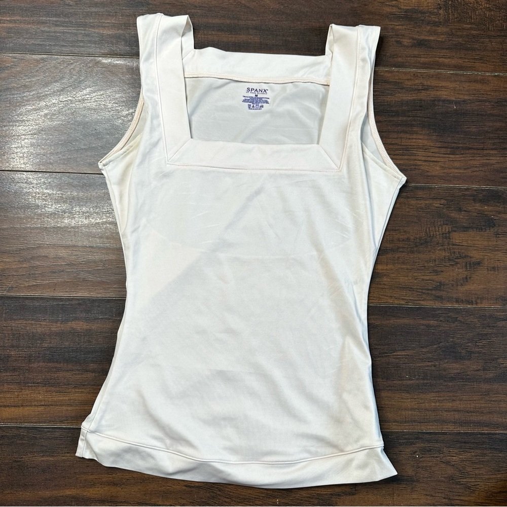 Spanx Hide and Seek Square Neckline Shapewear Cami Tank